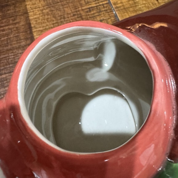 Papel Freelance 1991 L85433 Santa With Toy Sack Teapot w/ Lid Ceramic Pristine - Picture 7 of 10